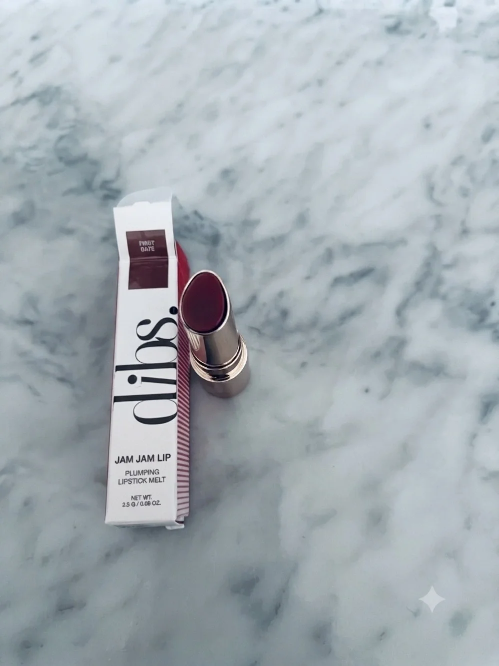Jam Jam Lip Plumping Lipstick Melt — Deep Berry Red